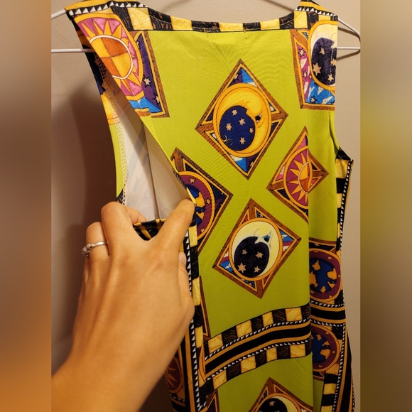 Mint Green Zodiac/Earth/Moon Design Dress - Picture 6 of 6